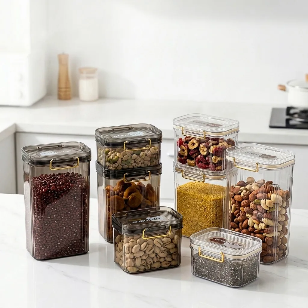 Food Storage With Dividers - Boîtes de conservation hermétiques pour aliments