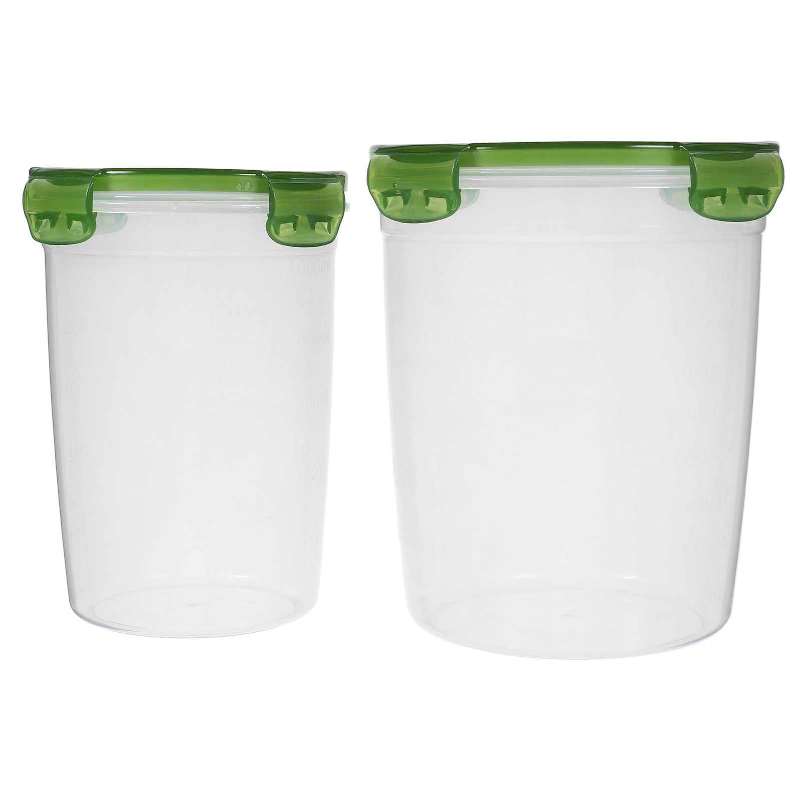 Food Storage Containers - 2 pots hermétiques pour aliments, en
