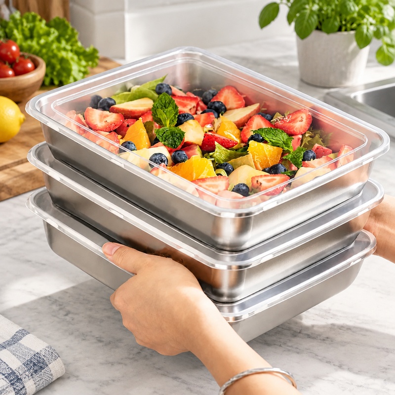 Food Storage Meals - Ensemble de 3 récipients de conservation