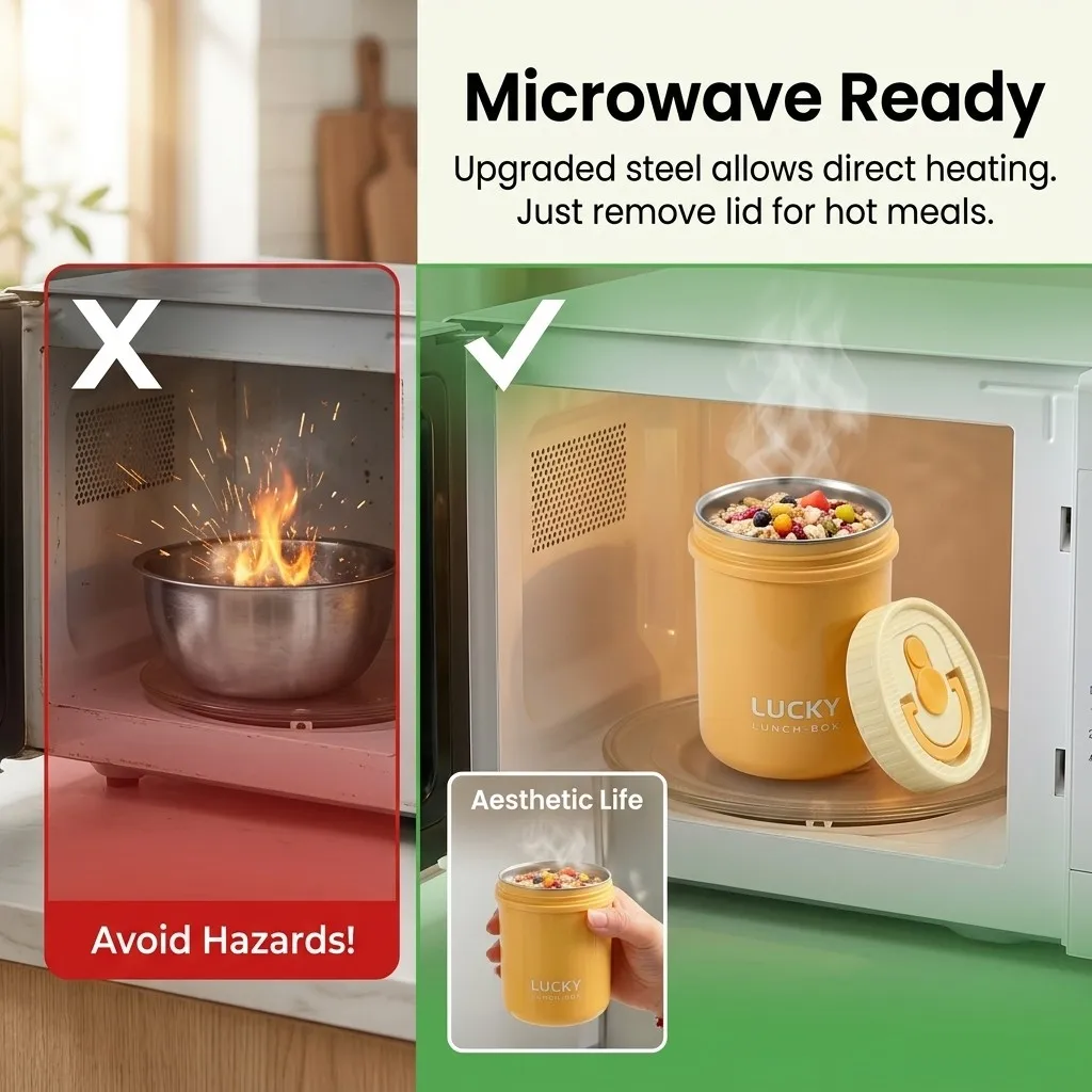Boîte à lunch en acier inoxyda - Food Storage Oven Safe avis et prix