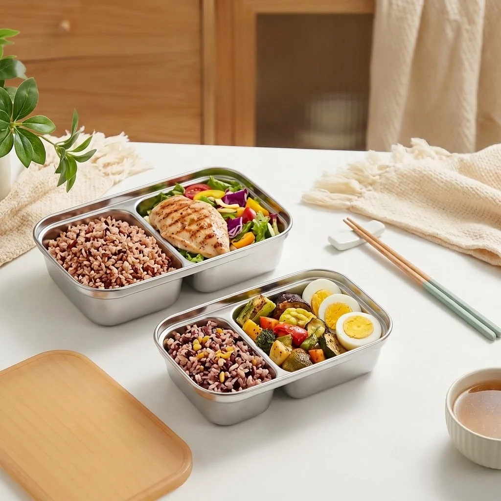 Boîte à lunch en acier inoxyda - Food Storage Oven Safe avis et prix