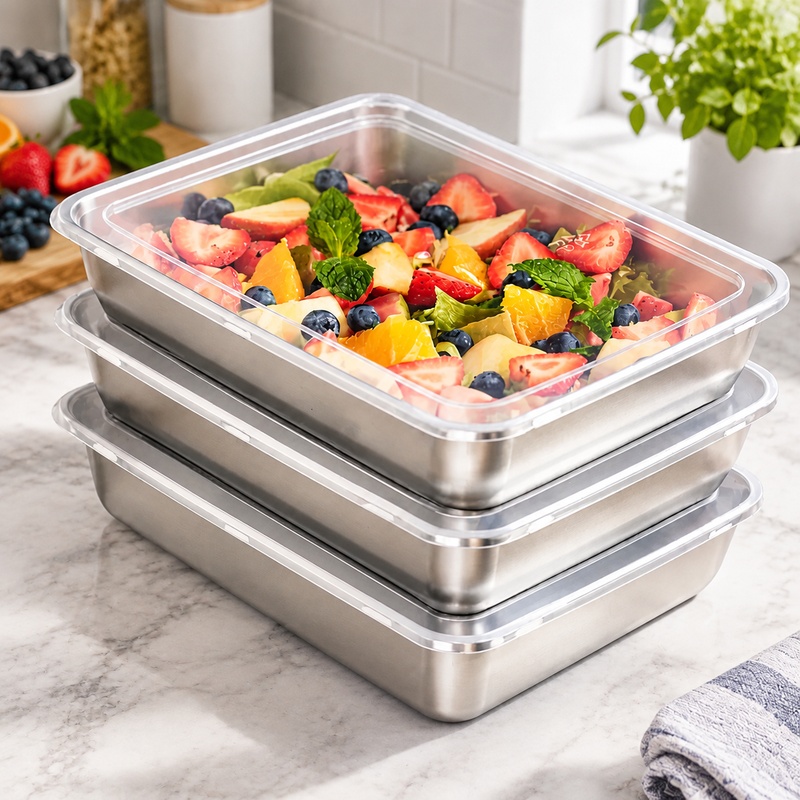 Ensemble de trois boîtes hermé - Food Storage Meals avis et prix